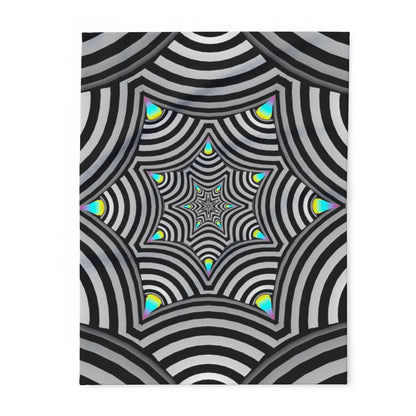 Trippy Arctic Fleece Blanket